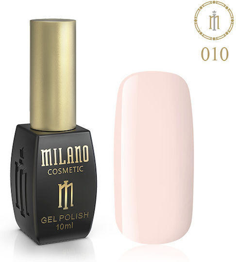 Milano Cosmetic Semi-Permanent Nail Polish 010 10ml 1pcs
