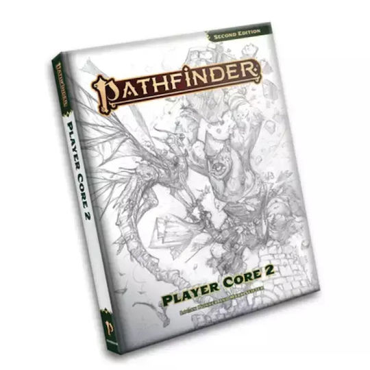 Paizo Pathfinder 2nd Edition Player Core 2 (Sketch Cover Edition) Guidebook