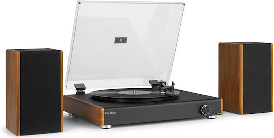 Audizio RP335 102.175 Πικάπ με Προενίσχυση και Ενσωματωμένα Ηχεία Καφέ