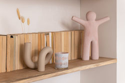 J-Line Lumânare Ceramică Bej