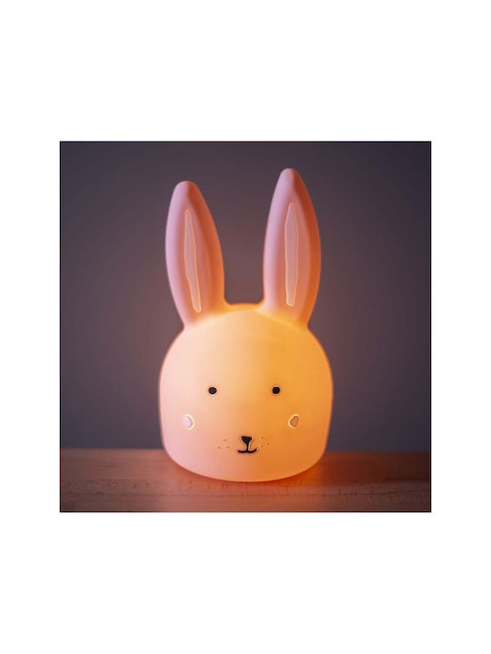 Trixie Night Light Mrs Rabbit Pink