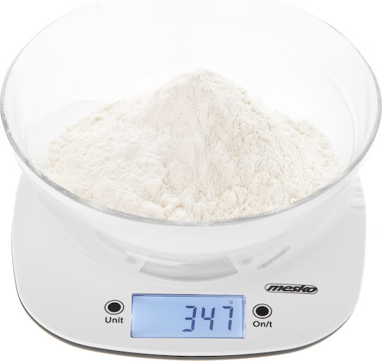 Adler Digital Kitchen Scale with Bucket up to 5kg White