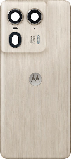 Motorola Back Cover Ξύλινο Μπεζ (Motorola Edge 50 Ultra)