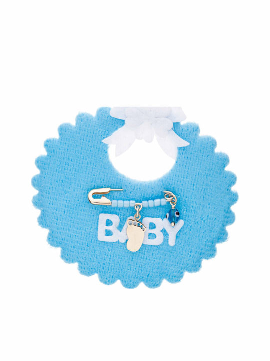 Vitopoulos Child Safety Pin made of Gold 9K for Boy