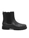 Leather Women's Ankle Boots Black