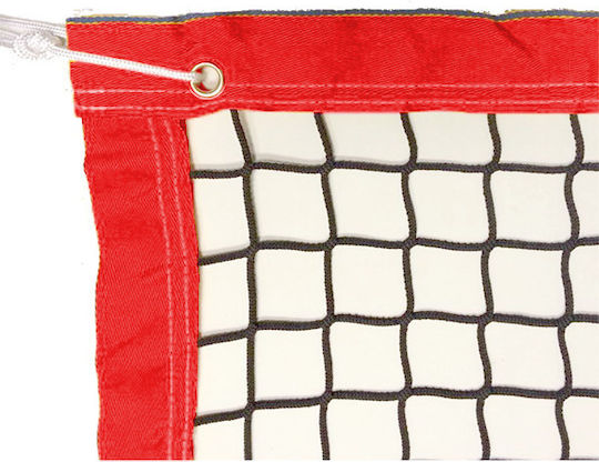 Beach Tennis Net Minerva 2.0mm Wire Rope Red Bt3 Plus