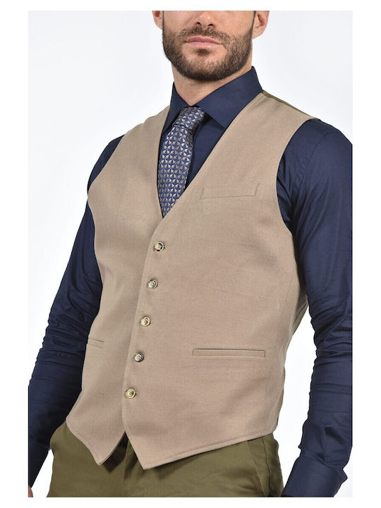 Martin & Co Men's Vest Beige