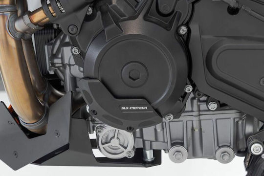 SW-Motech Προστατευτικό Κάλυμμα Κινητήρα Μοτοσυκλέτας Μαύρο