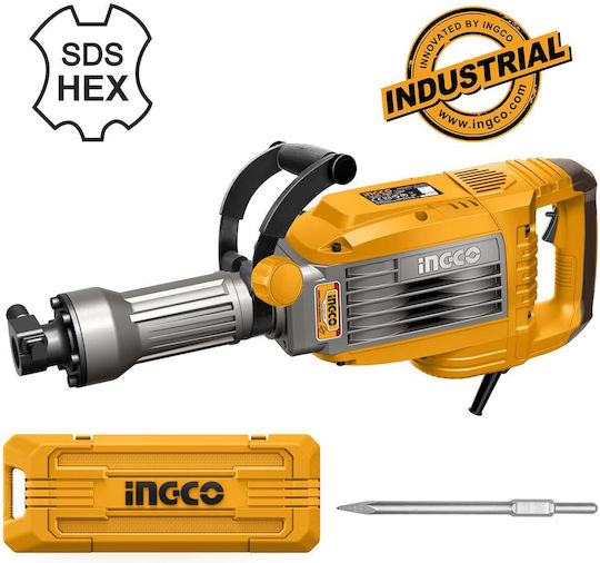 Ingco Impact Demolitionist Electric 1700W with Chuck HEX