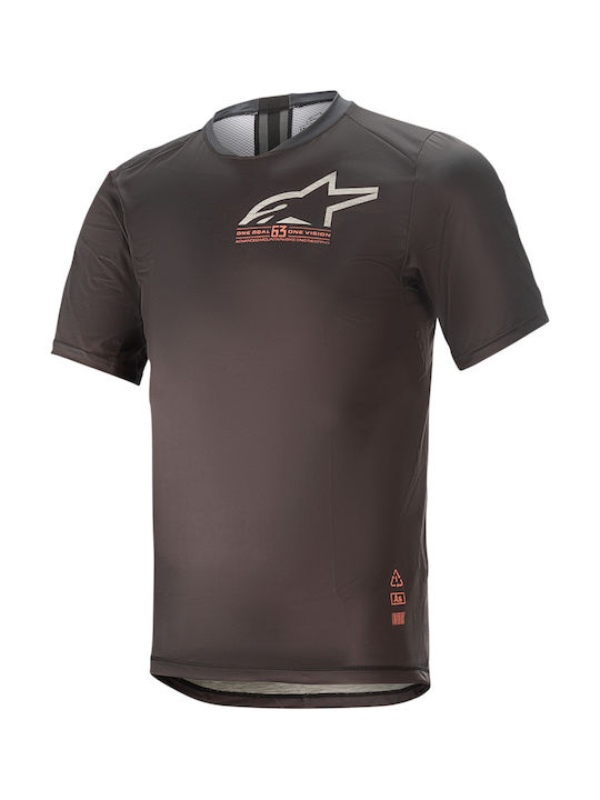 Alpinestars Ανδρική Κοντομάνικη Μπλούζα Mountain Bike Μαύρη