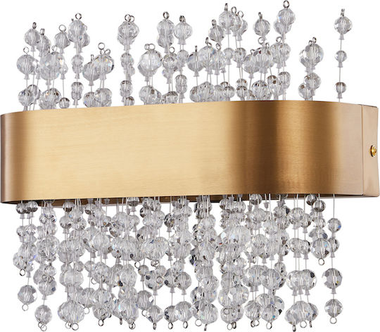 ARlight Leuchte Wand mit Integrierter LED und Warmweißes Licht Gold