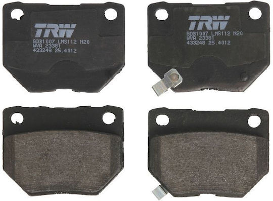 Set Plăcuțe De Frână Spate Nissan 300zx Orizont 2.5/3.0 05.90-07.00 Înălțime 54.6mm Lățime 73.3mm Grosime 15.8mm