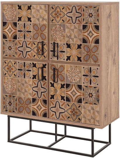Μεταλλική Παπουτσοθήκη Quantum Solo Retro 93x36x115cm