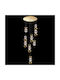 Elmark Chandelier LED Gold 955DIAMOND2830PGD