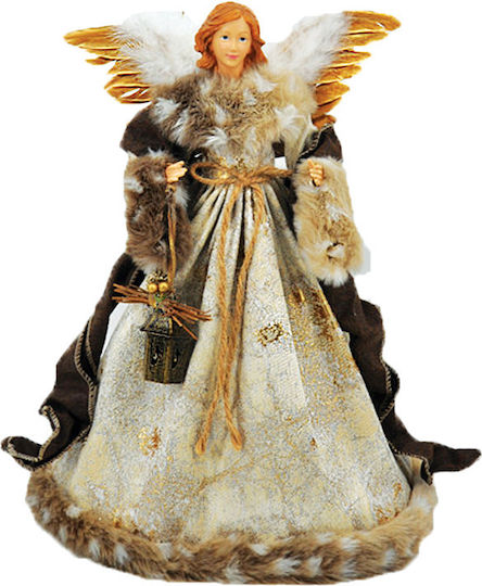 Aca Коледна Фигура Angel Черно 40x40x40см. Ангел