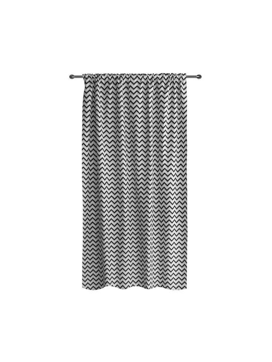 Easy Home Curtain with Grommet Black 140x260cm