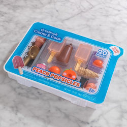 Kidkraft Plastik-Eiscreme-Spielset "Pfirsich-Eis am Stiel" 20-teilig