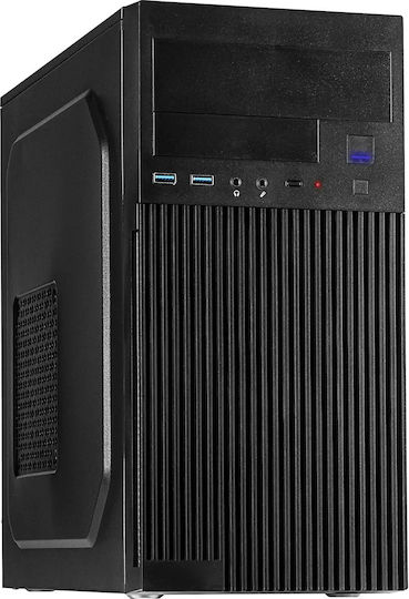 Inter-Tech IT-6521 Mini Tower Computergehäuse Schwarz