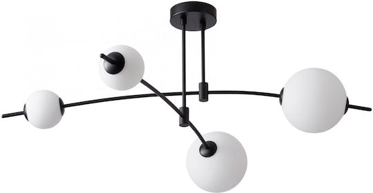 ARlight Deckenleuchte Schwarz mit Integrierter LED