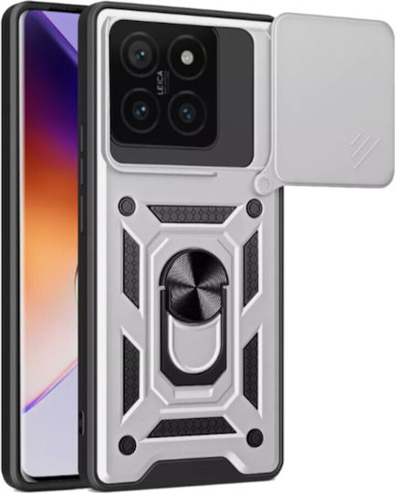 Bodycell Slide Cover Back Cover Silver Xiaomi 14T