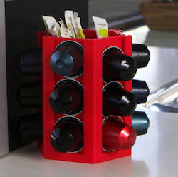 Coffee Capsules Holder Red