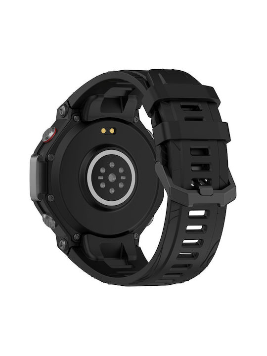 Curea din silicon respirabilă Xiaomi Amazfit T-rex 3 Negru OEM