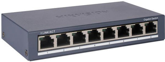 Hikvision DS-3E0508-O Unmanaged Switch with 8 Gigabit (1Gbps) Ethernet Ports