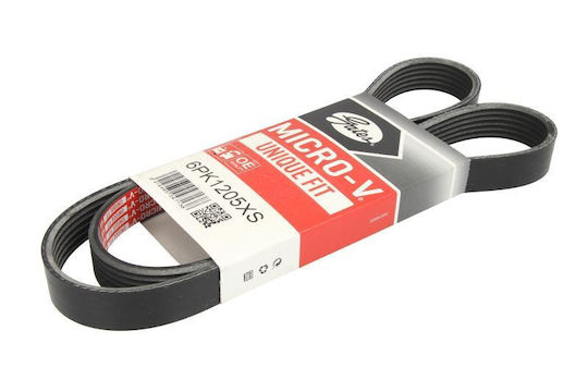 Gates Multi-v-belt Transmission Belt Grooves 6pk1205 Length 1205.0 Mm Width 21.4 Mm Number Ribs 6.0 Citroen