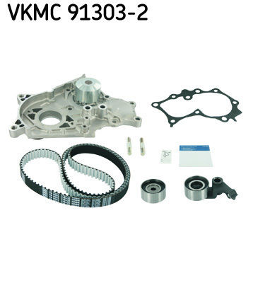 Set Curea De Distribuție Sincronizare Fulie Pompa Apa Skf Toyota Avensis Corolla 2.0d 01.02-03.09 178 Dinti Latime 25.4mm