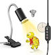 Heat Lamp Light UVA+UVB 3 Reptiles Turtles Clamp Timer Adjustable Switch Lamp UVA UVB 25W