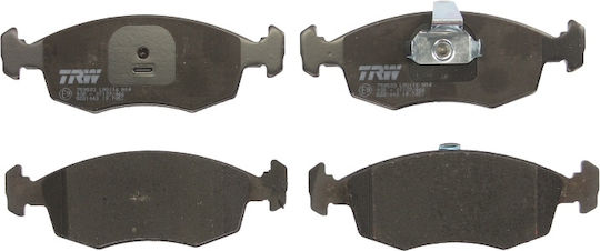 Set Plăcuțe De Frână Auto Partea Din Față Fiat Doblo Palio 1.2 1.6 1.9d 07.97 Înălțime 52.6mm Lățime 151.4mm Grosime 17.8mm