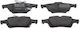 Rear Brake Pads Set Ferodo Cadillac Cts Ford Focus Iii Iv Kuga Iii Nissan Primera Vw Up 1.0-3.6 12.01 123.3x51.5x15.2 Mm