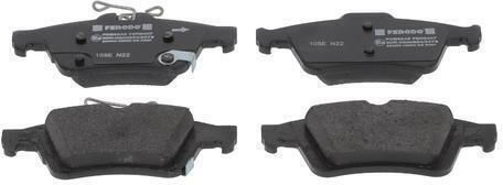 Rear Brake Pads Set Ferodo Cadillac Cts Ford Focus Iii Iv Kuga Iii Nissan Primera Vw Up 1.0-3.6 12.01 123.3x51.5x15.2 Mm
