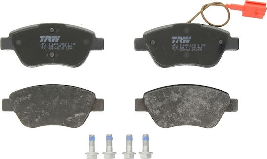 Set Plăcuțe de Frână Față Trw Alfa Romeo Mito Citroen Nemo Fiat 500 Senzor de Uzură Da 1.42kg