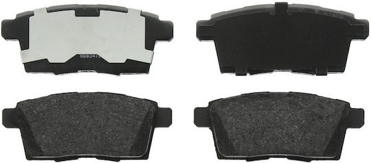 Set Plăcuțe de Frână Trw Automotive Rear 46.2mm Înălțime 110.6mm Lățime 17.0mm Grosime Ford SUA Lincoln Mazda