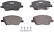 Front Brake Pads Set Fiat Tipo 1.3d-1.6d 10.15 Ferodo Height 57.0mm Width 132.9mm Thickness 18.4mm Wear Sensor Yes