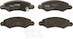 Front Disc Brake Pads Set Trw Automotive Subaru Justy Iii Suzuki Ignis Ii Wagon R 44.5x130.9x15.7 Mm