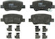 Trw Rear Brake Pad Set Toyota Avensis 1.6-2.2d 11.08-10.18 Height 49.9mm Width 109.0mm Thickness 16.5mm