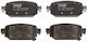 Trw Automotive Rear Brake Pads Set Mazda 3 1.5-2.2d 07.13 Height 43.5mm Width 104.2mm Thickness 15.5mm Wear Sensors Yes