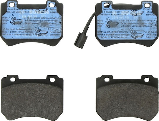 Set Plăcuțe De Frână Partea Din Față Bosch Alfa Romeo 159 Brera Spider 1.8 2.0d 2.2 01.06-12.12 80.8mm 109.8mm 15.8mm Low-metallic Ece-r90