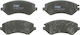 TRW Automotive Front Brake Pad Set for Chrysler Voyager Jeep Cherokee Height 59.7mm Width 146.8mm Thickness 18.5mm Wear Sensor Yes