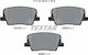 Rear Brake Pad Set Textar Ssangyong Rexton 2.0/2.2d 07.17 Height 53mm Width 111mm Thickness 15.5mm Wear Sensor