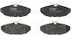Trw Automotive Rear Brake Pads Set Compatible Dodge Viper Ford Usa Freestyle Jaguar S-type Ii Xj Lincoln Ls 49.6x114.2x17.8 Mm