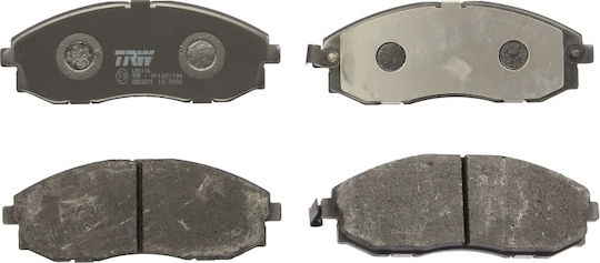 Set Plăcuțe De Frână Partea Din Față Hyundai H-1 Starex 2.4/2.5d 06.97-12.07 Trw Înălțime 53.8mm Lățime 147.0mm Grosime 16.3mm