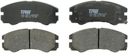 Set Plăcuțe De Frână Partea Din Față Trw Isuzu Soldat Ii Vehicross Opel Monterey A 3.1d/3.2 08.91-12.00 Înălțime 58.5mm Lățime 137.9mm Grosime 16.5mm