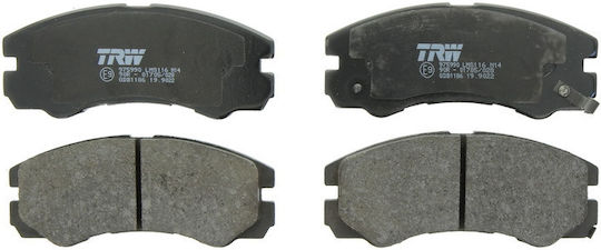 Set Plăcuțe De Frână Partea Din Față Trw Isuzu Soldat Ii Vehicross Opel Monterey A 3.1d/3.2 08.91-12.00 Înălțime 58.5mm Lățime 137.9mm Grosime 16.5mm