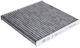 Filtru de Aer pentru Habitaclu Auto Mann-Filter Carbon Activat Citroen C-Zero Mitsubishi I Peugeot iOn 19mm 178mm 179mm