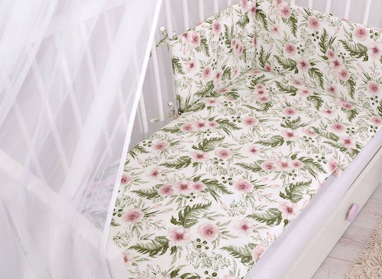 Bobono Set Kinderbettbezug Pink 90x120cm