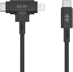 Targus USB to Lightning / Type-C Cable 1.5m Targus USB to Lightning / Type-C Cable 1.5m