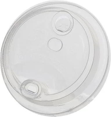 Καπάκι Διάφανο Πιπίλα Οπή Καλαμάκια 90mm 50τμχ